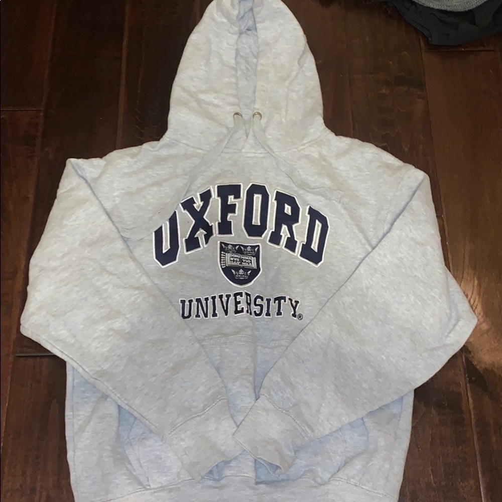 Oxford Light Grey Hoodie